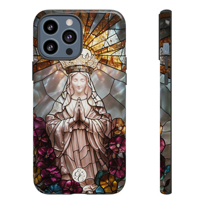 Virgin Mary Stained Glass Tough Phone Case