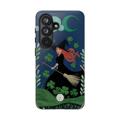 Irish Witch’s Moonlit Stroll Tough Phone Case