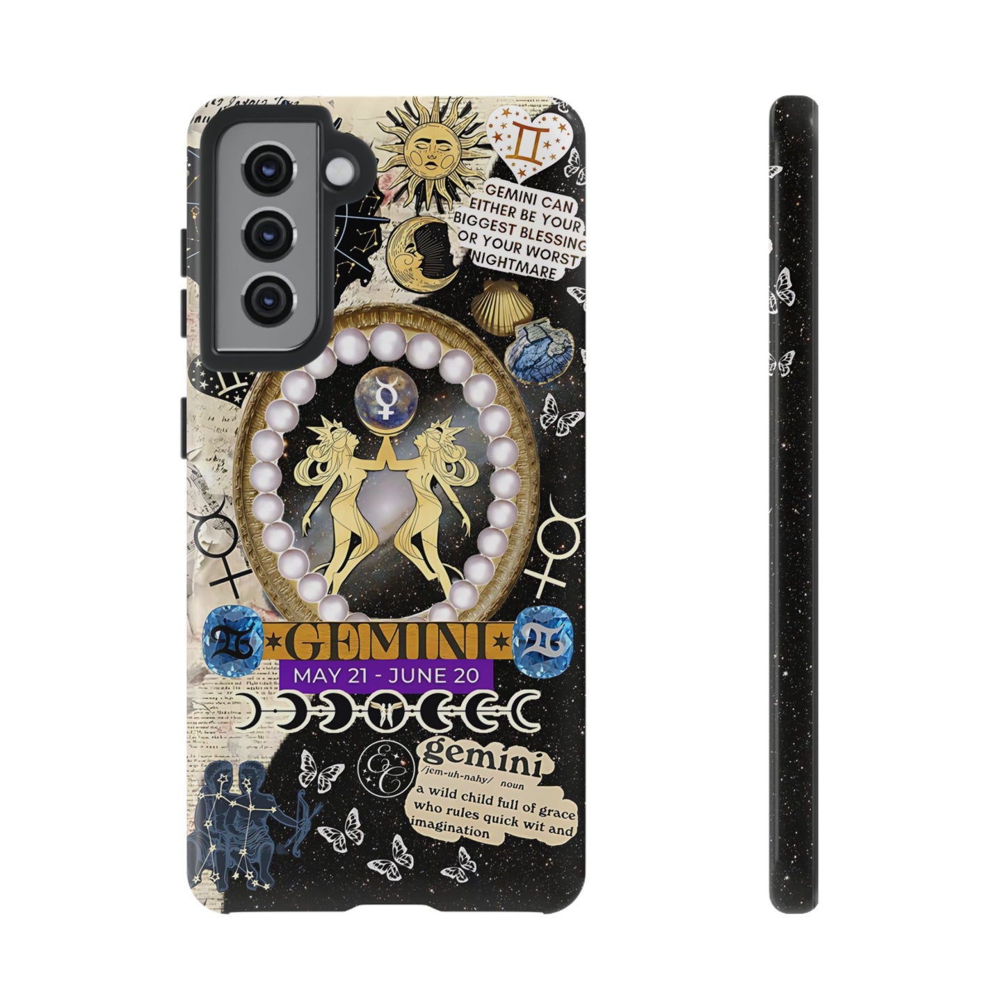 Gemini Zodiac Sign Tough Phone Case