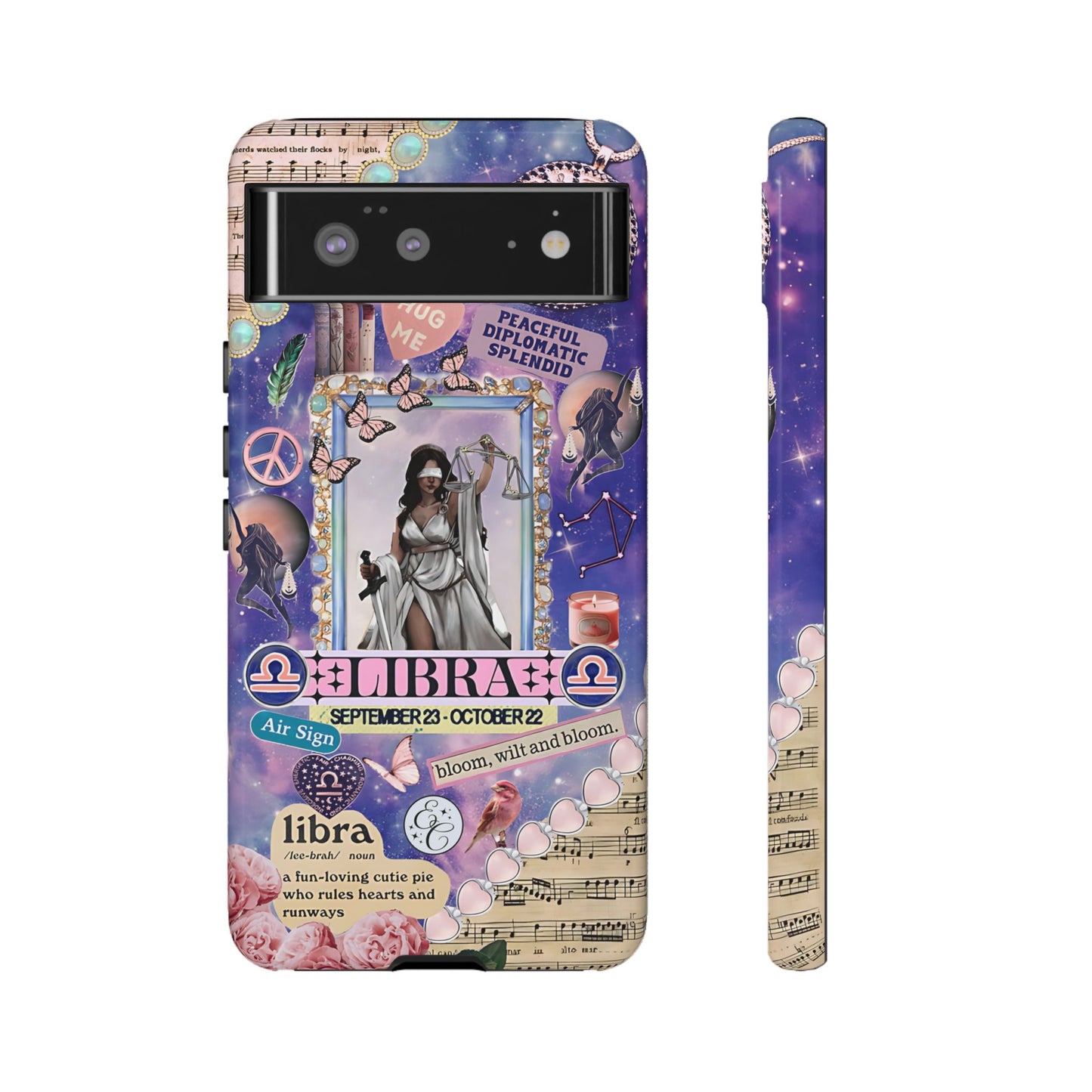 Libra Zodiac Star Sign Tough Phone Case