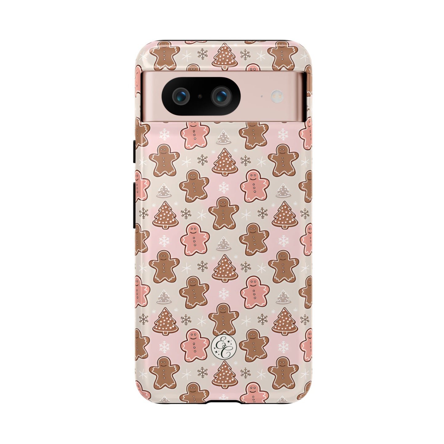 Gingerbread Men & Xmas Tree Pattern Tough Phone Case