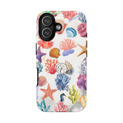 Coral & Sea Shells Tough Phone Case