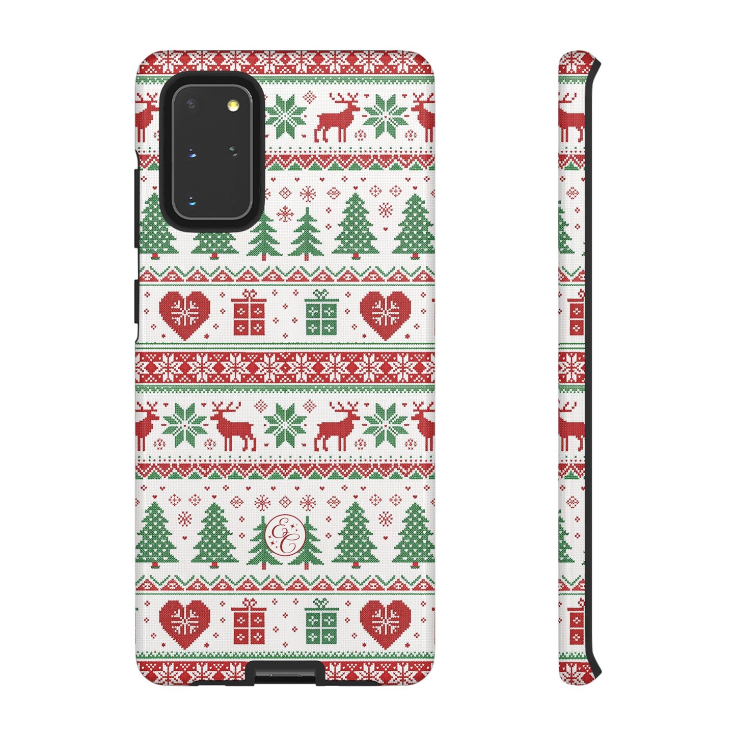 Ugly Christmas Sweater Pattern Tough Phone Case