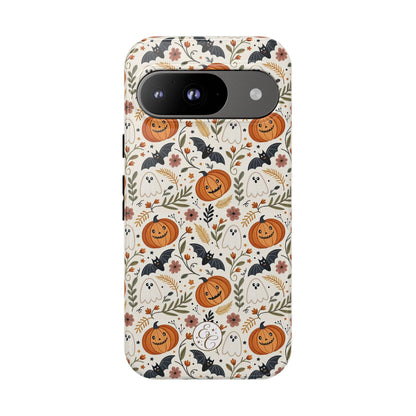 Halloween Pattern Boho Doodle Tough Phone Case