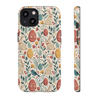 Vintage Easter Pattern Tough Phone Case