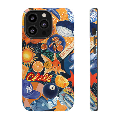 Nautical and Citrus Tough Phone Case