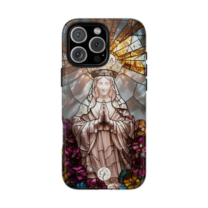 Virgin Mary Stained Glass Tough Phone Case