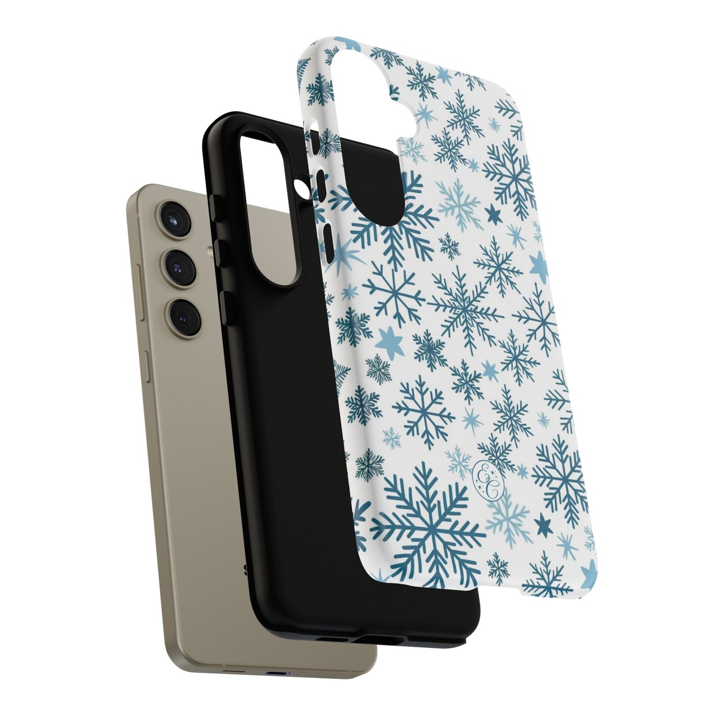 Winter Snowflakes Pattern Tough Phone Case