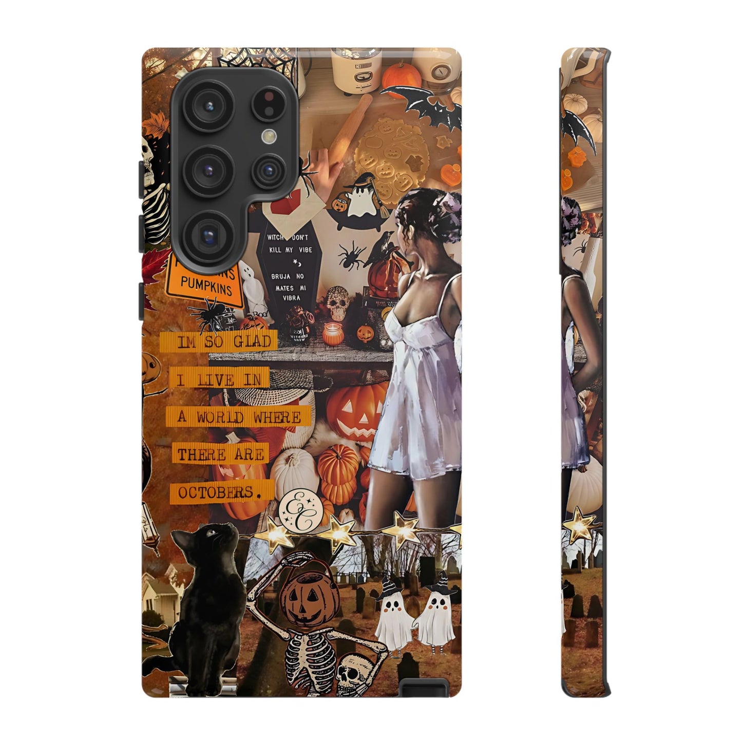 Halloween Aesthetic Collage Tough Phone Case