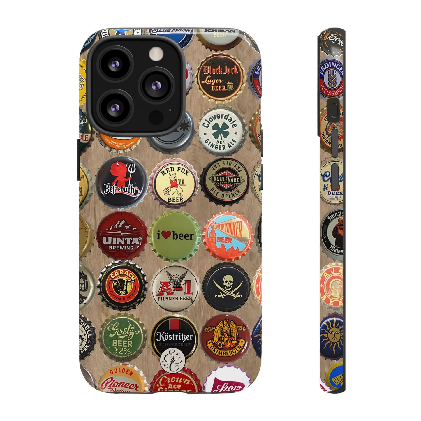 Beer Bottle Caps Tough Phone Case