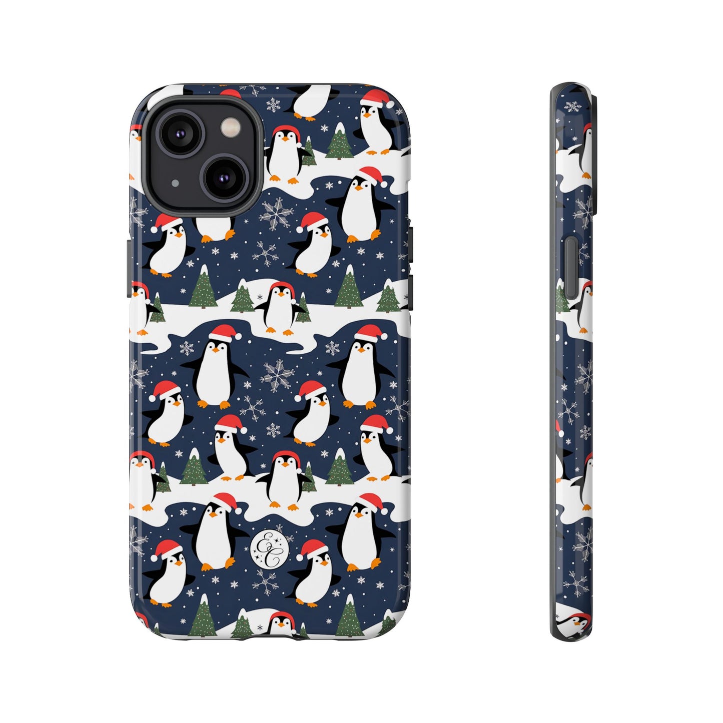 Cute Penguin Christmas Pattern Tough Phone Case