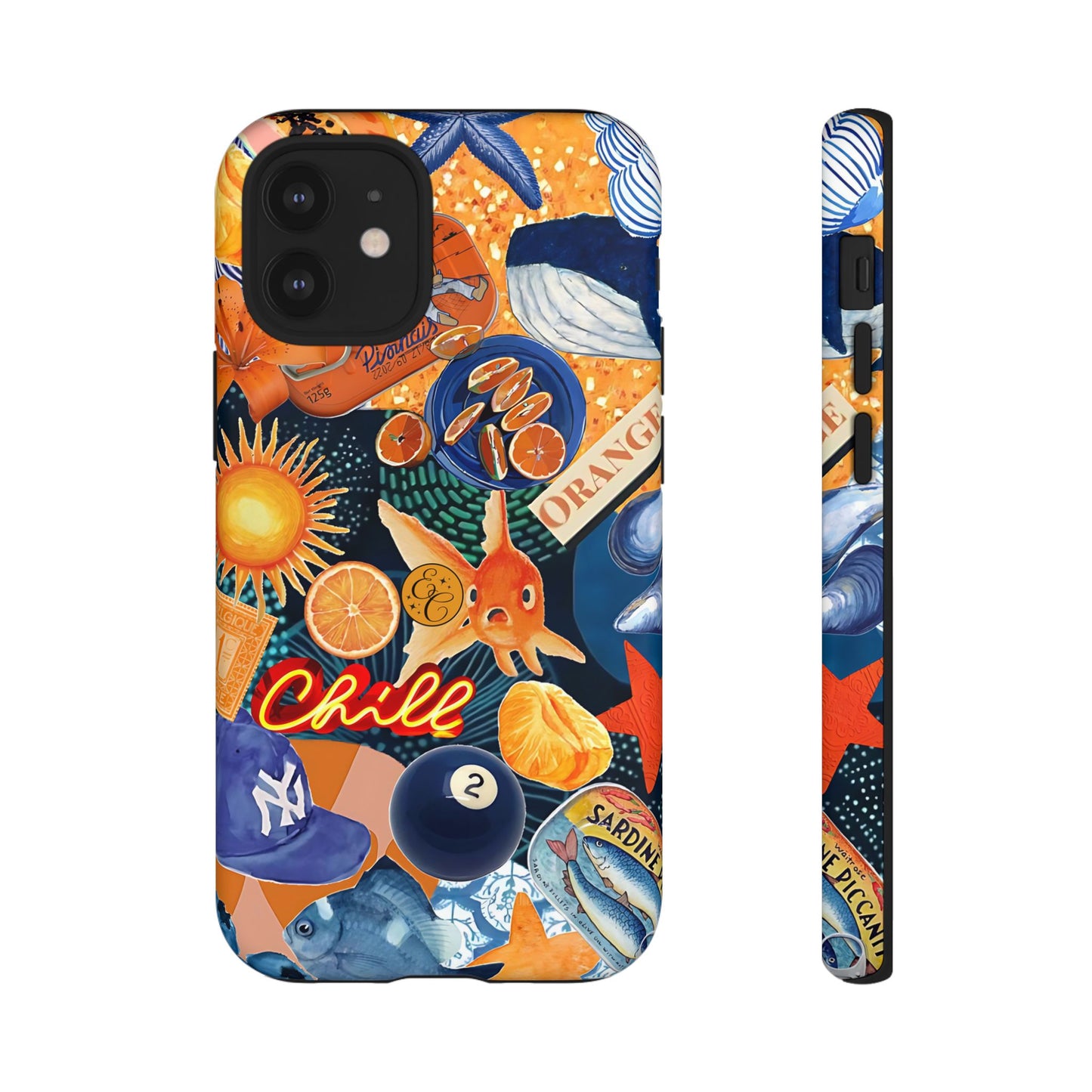 Nautical and Citrus Tough Phone Case