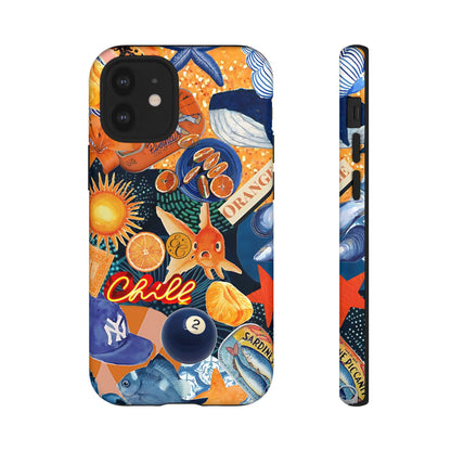 Nautical and Citrus Tough Phone Case