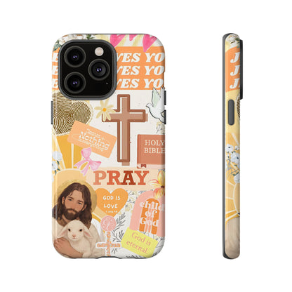 Christian Collage Tough Phone Case