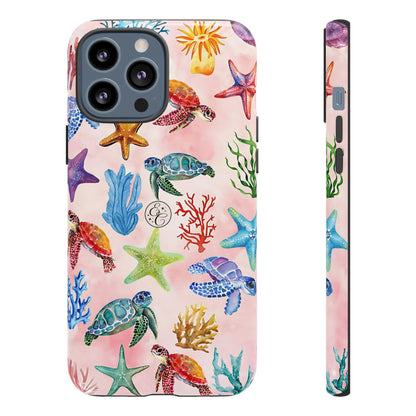 Colorful Marine Life Tough Phone Case