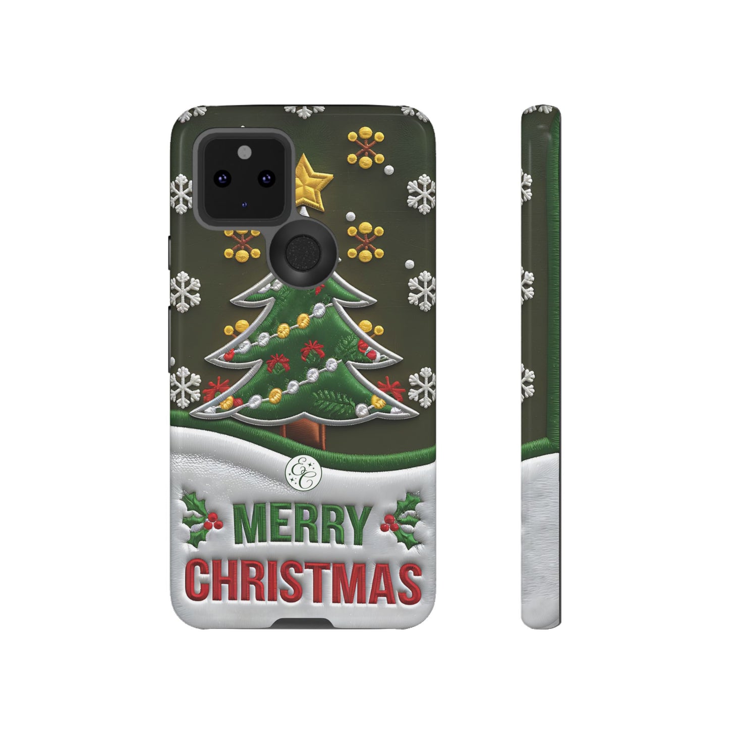 Merry Christmas Tree Tough Phone Case