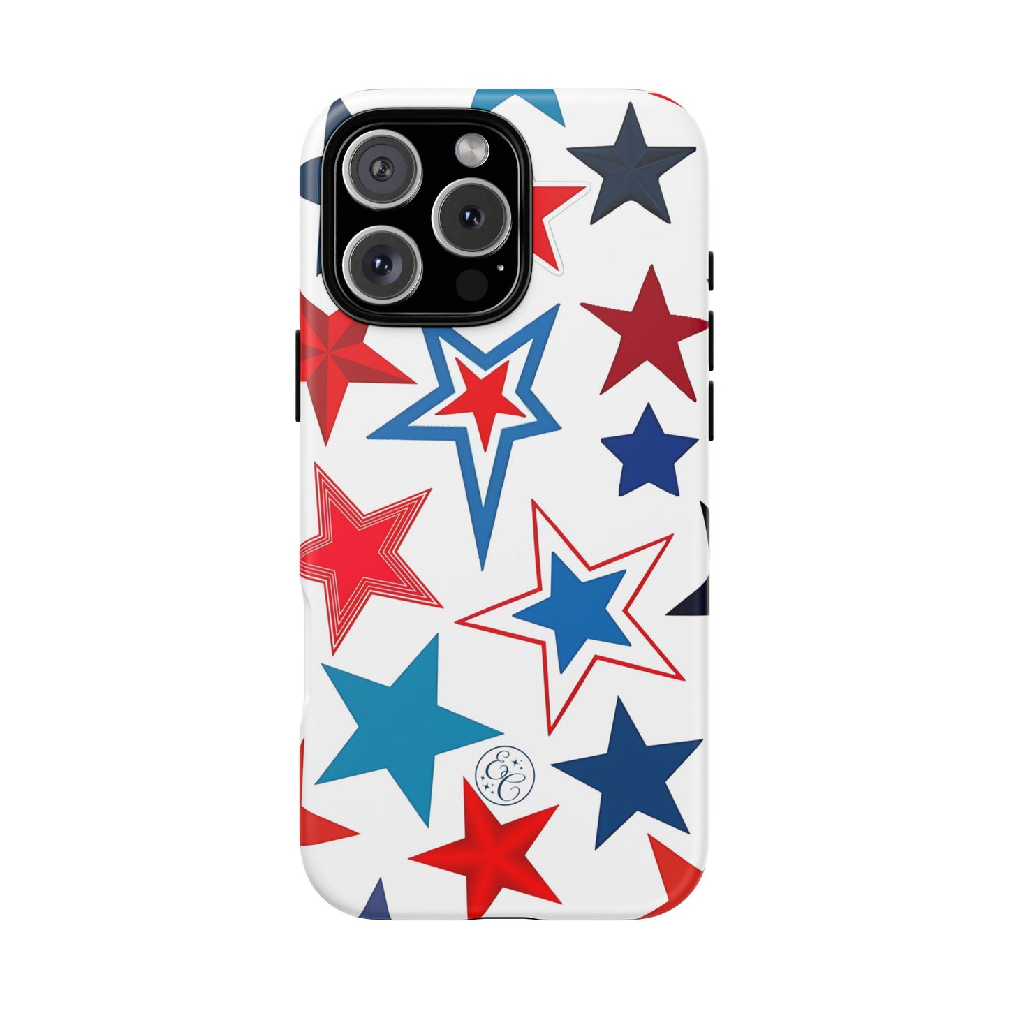 Patriotic Star Pattern Tough Phone Case
