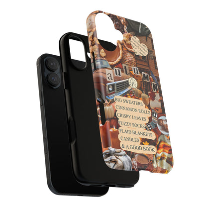 Autumn Aesthetic Collage Tough Phone Case