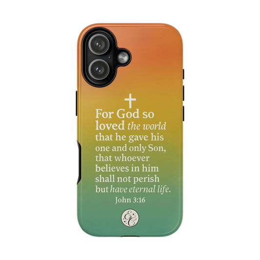 John 3:16 Tough Phone Case