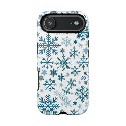 Winter Snowflakes Pattern Tough Phone Case