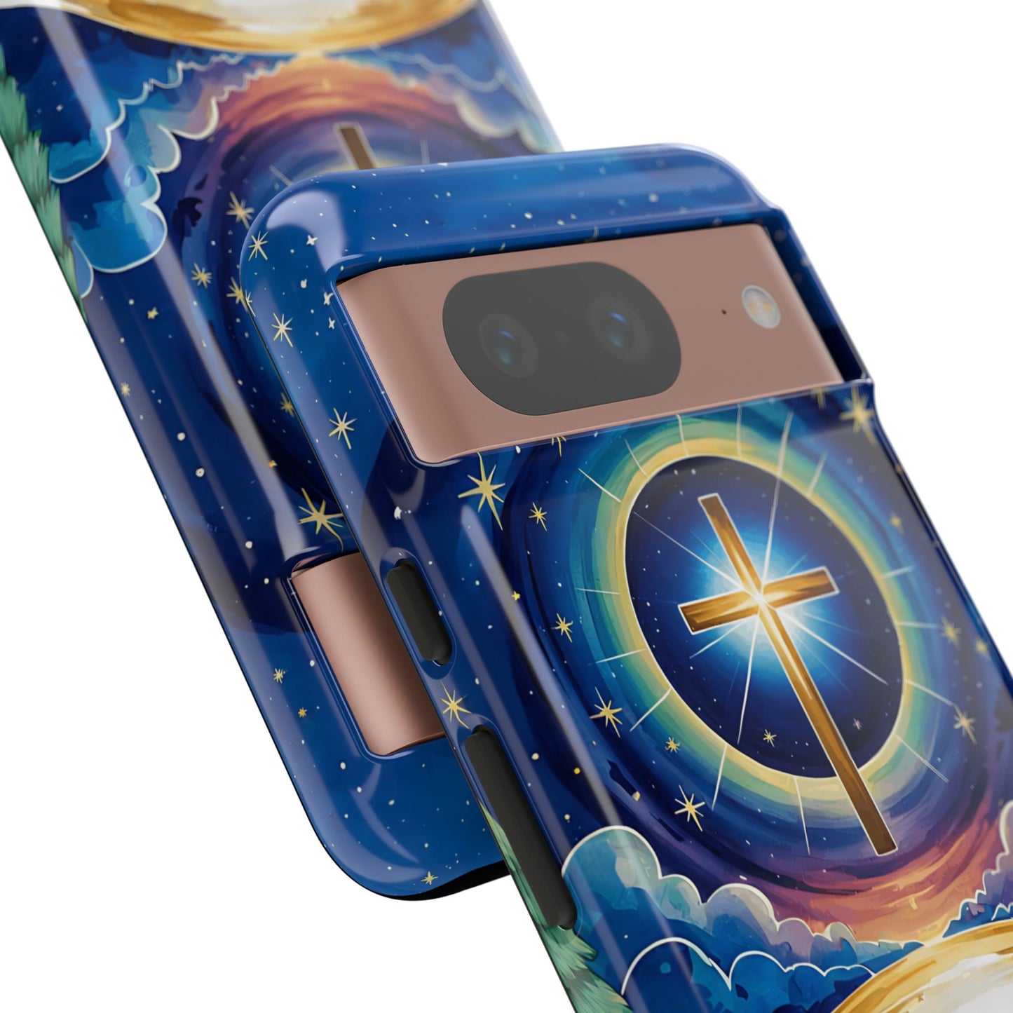 Celestial Cross - John 3:16 Tough Phone Case