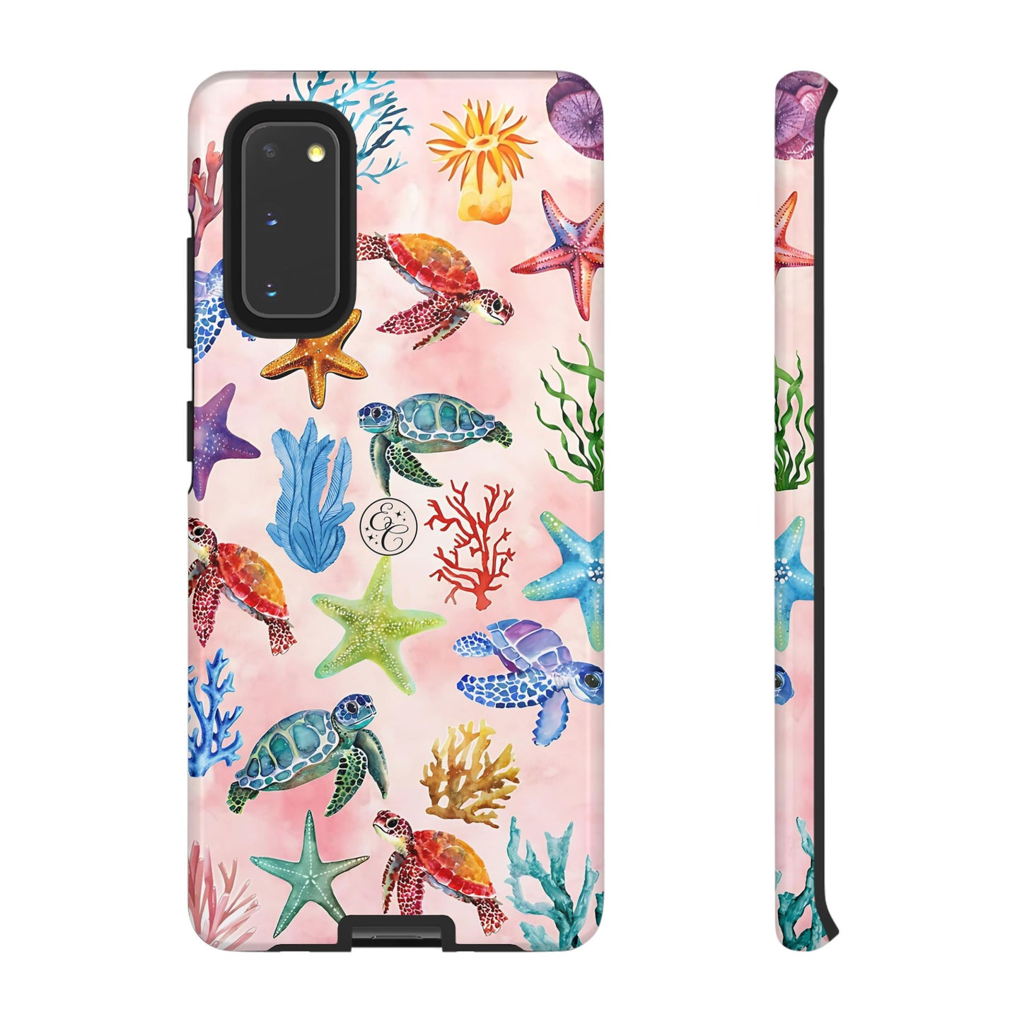 Colorful Marine Life Tough Phone Case