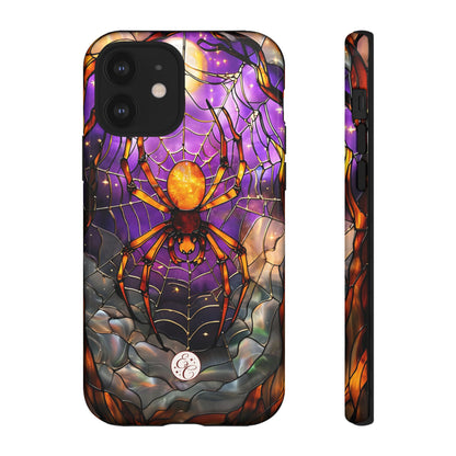 Stained Glass Spider Tough Phone Case