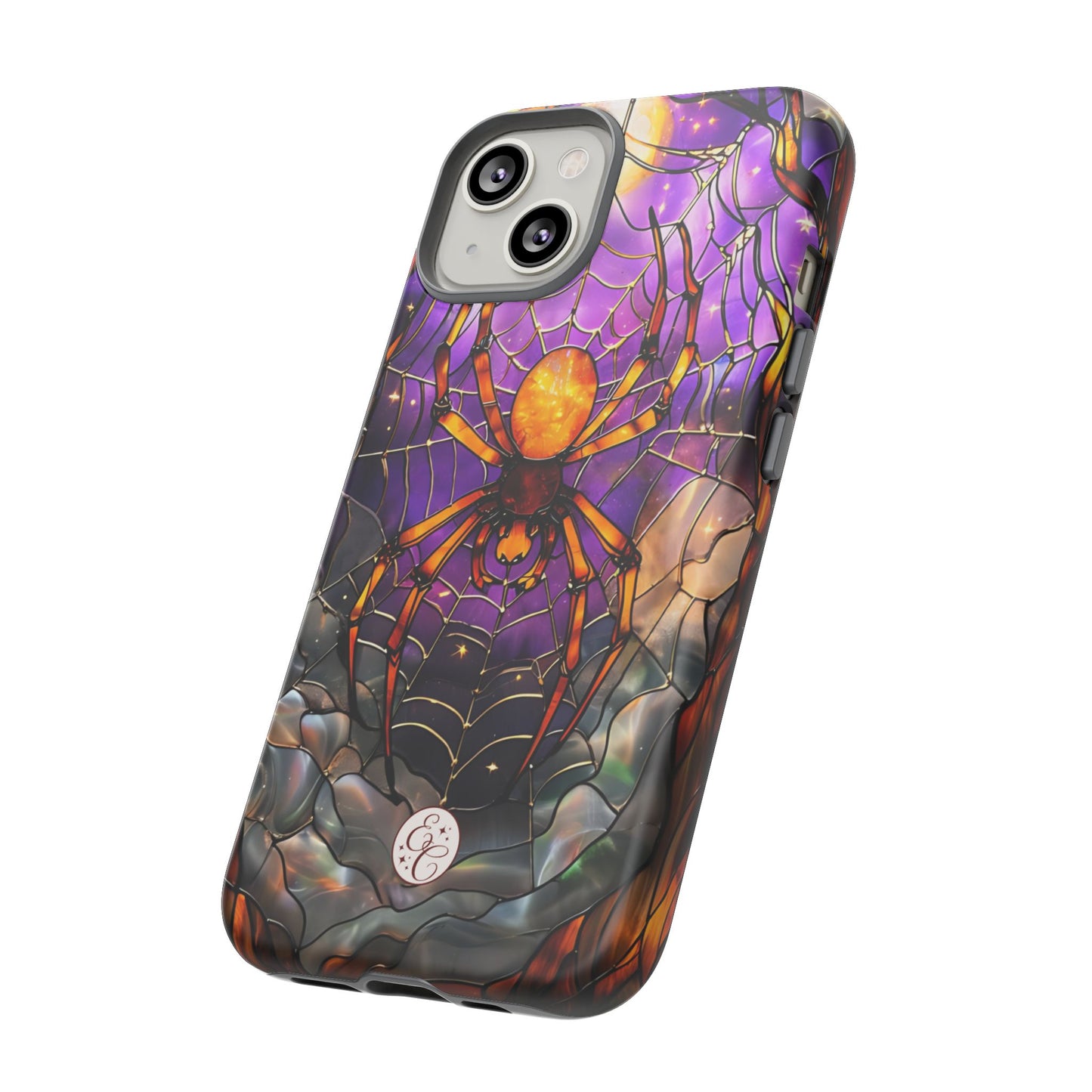 Stained Glass Spider Tough Phone Case