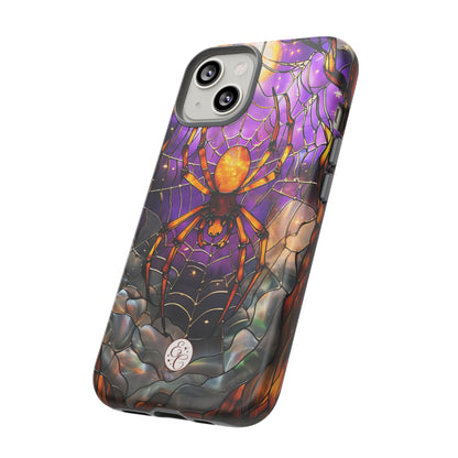 Stained Glass Spider Tough Phone Case