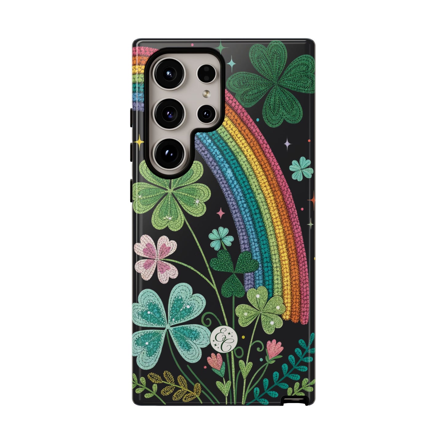 Rainbow & Shamrock Tough Phone Case
