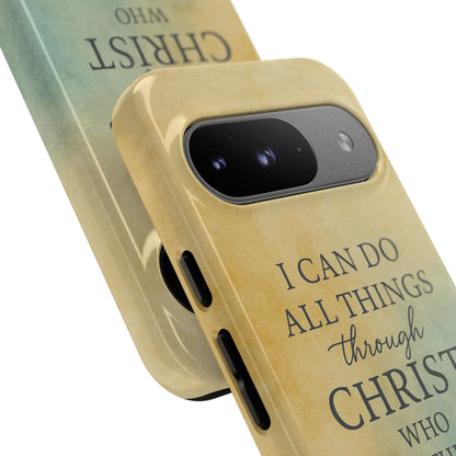 Philippians 4:13 Tough Phone Case