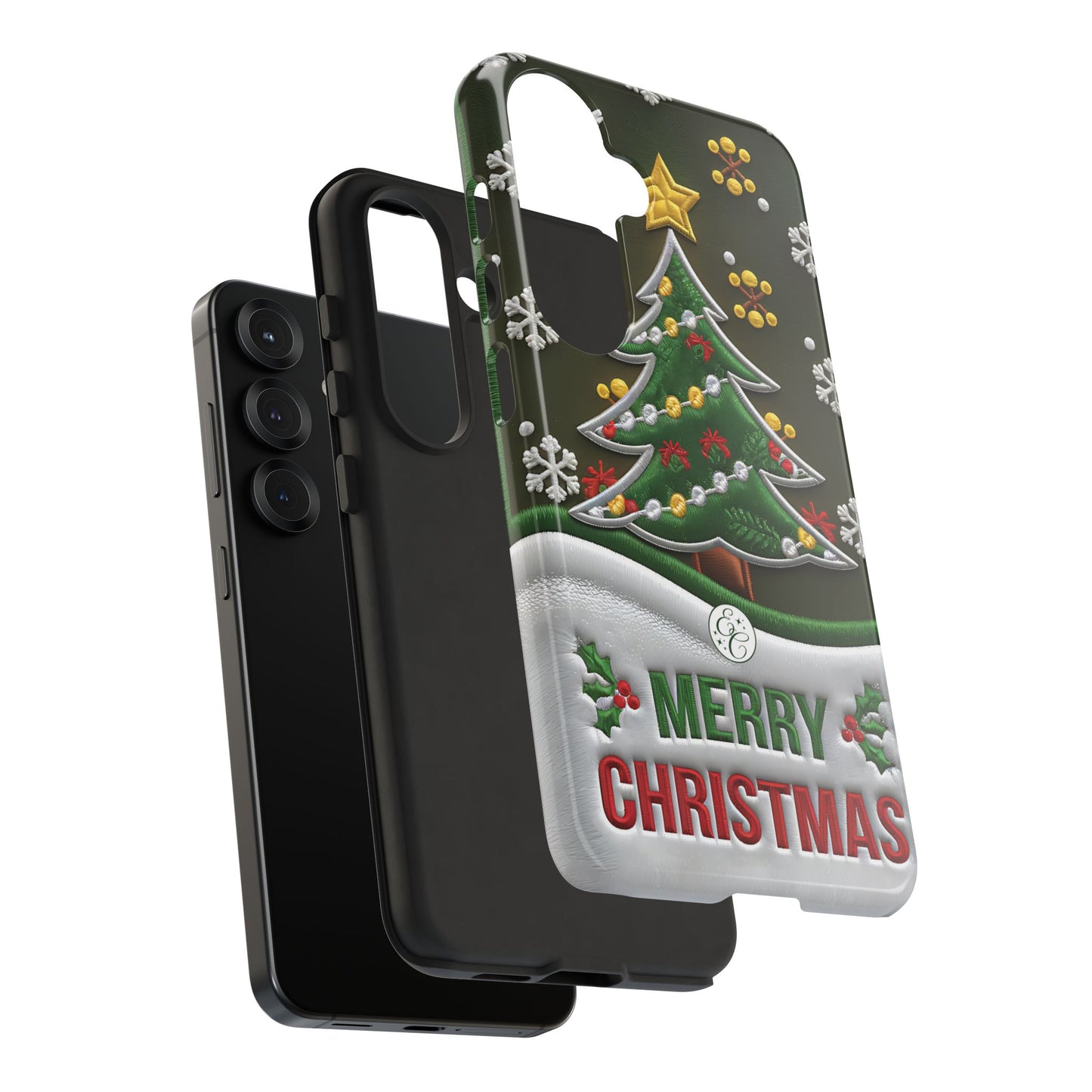 Merry Christmas Tree Tough Phone Case