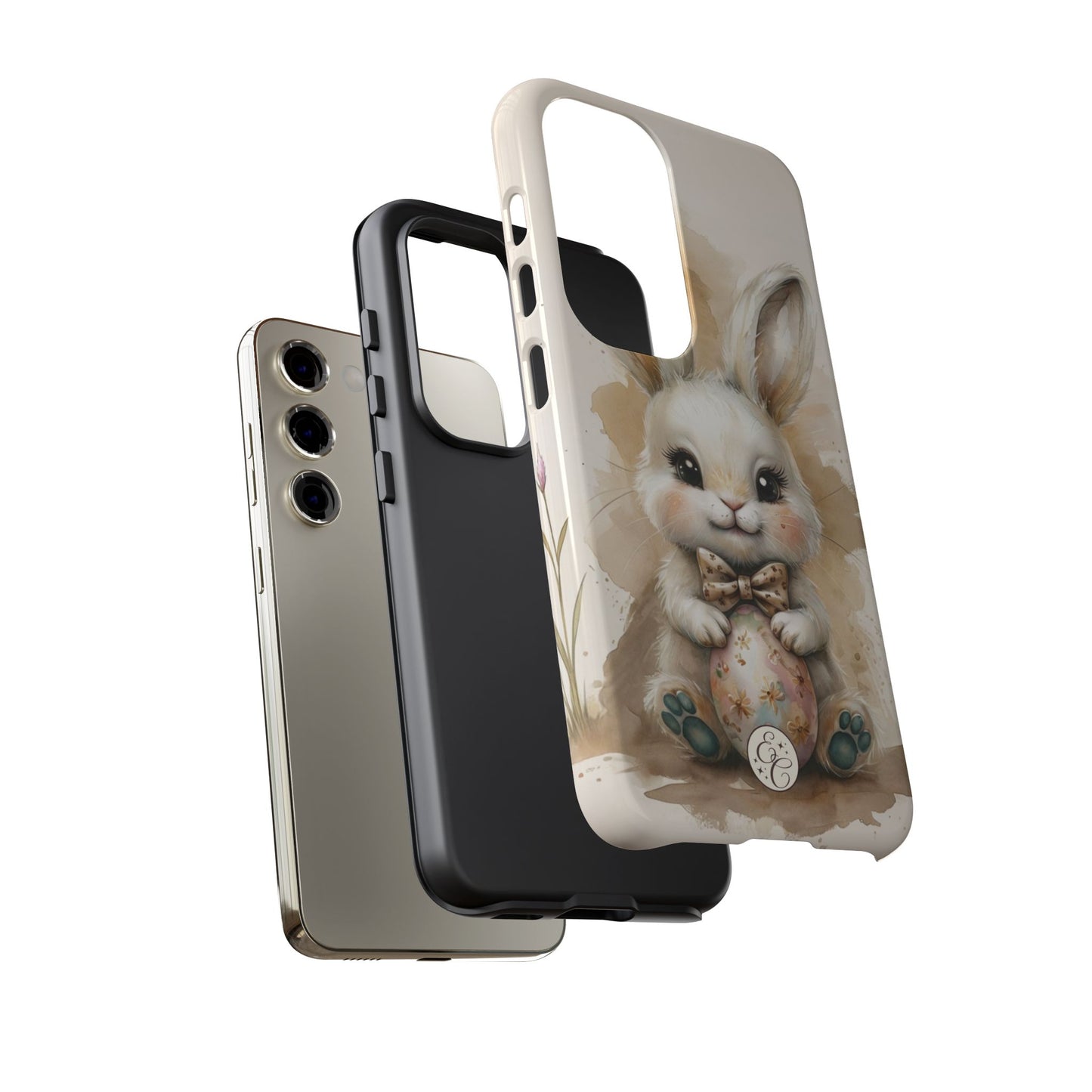 Bunny & Easter Egg Tough Phone Case