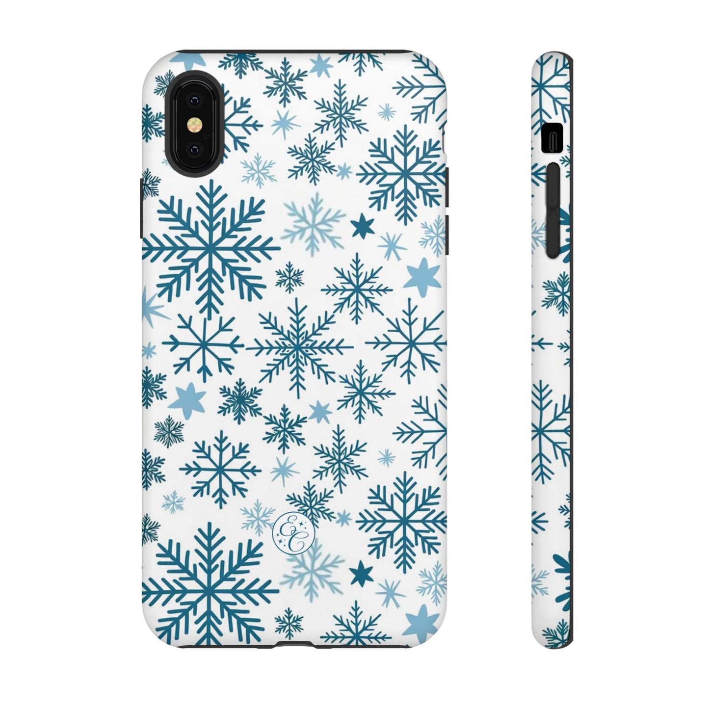 Winter Snowflakes Pattern Tough Phone Case