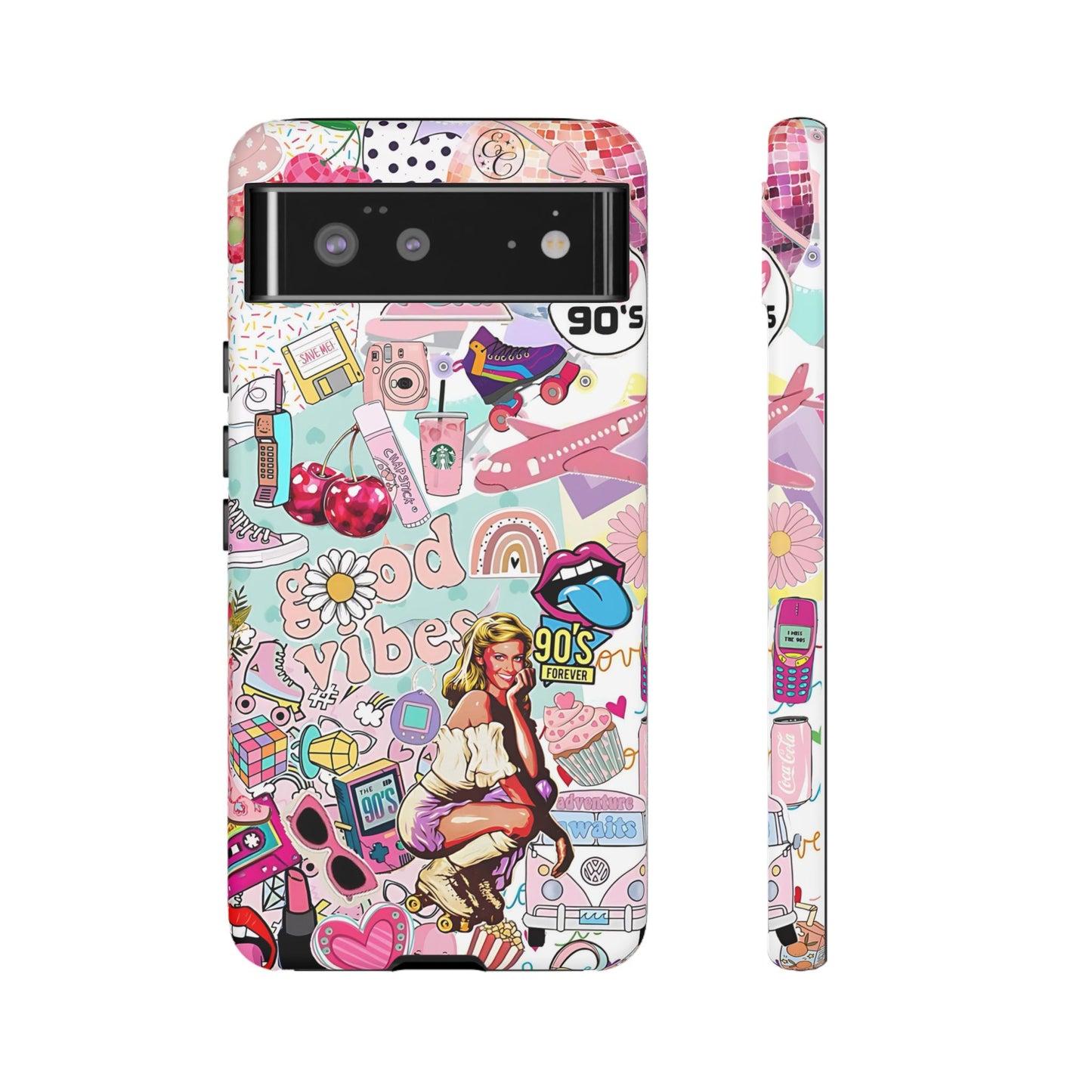 90s Nostalgia Collage Tough Phone Case