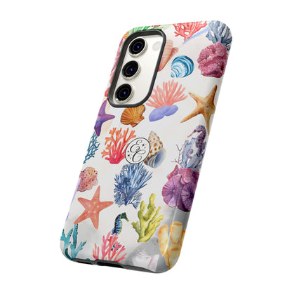 Coral & Sea Shells Tough Phone Case