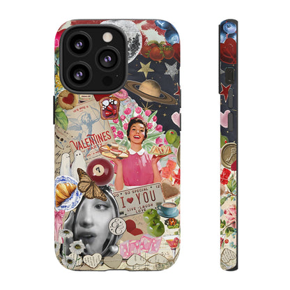 Retro Aesthetic Collage Art Tough Phone Case