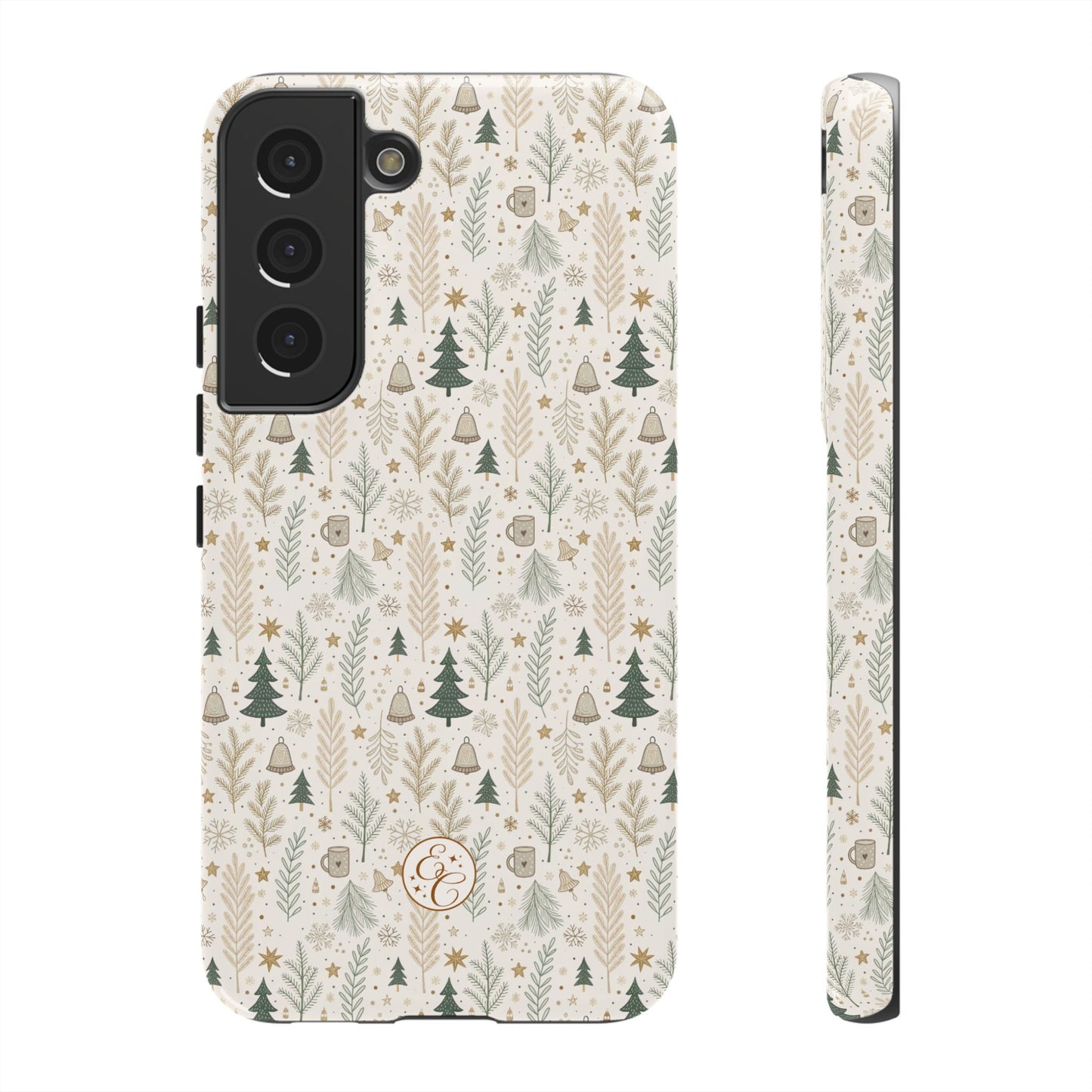 Boho Christmas Forest Tough Phone Case