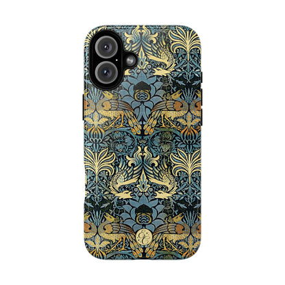 William Morris Peacock and Dragon Tough Phone Case