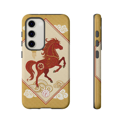 Chinese New Year Lucky Horse Tough Phone Case