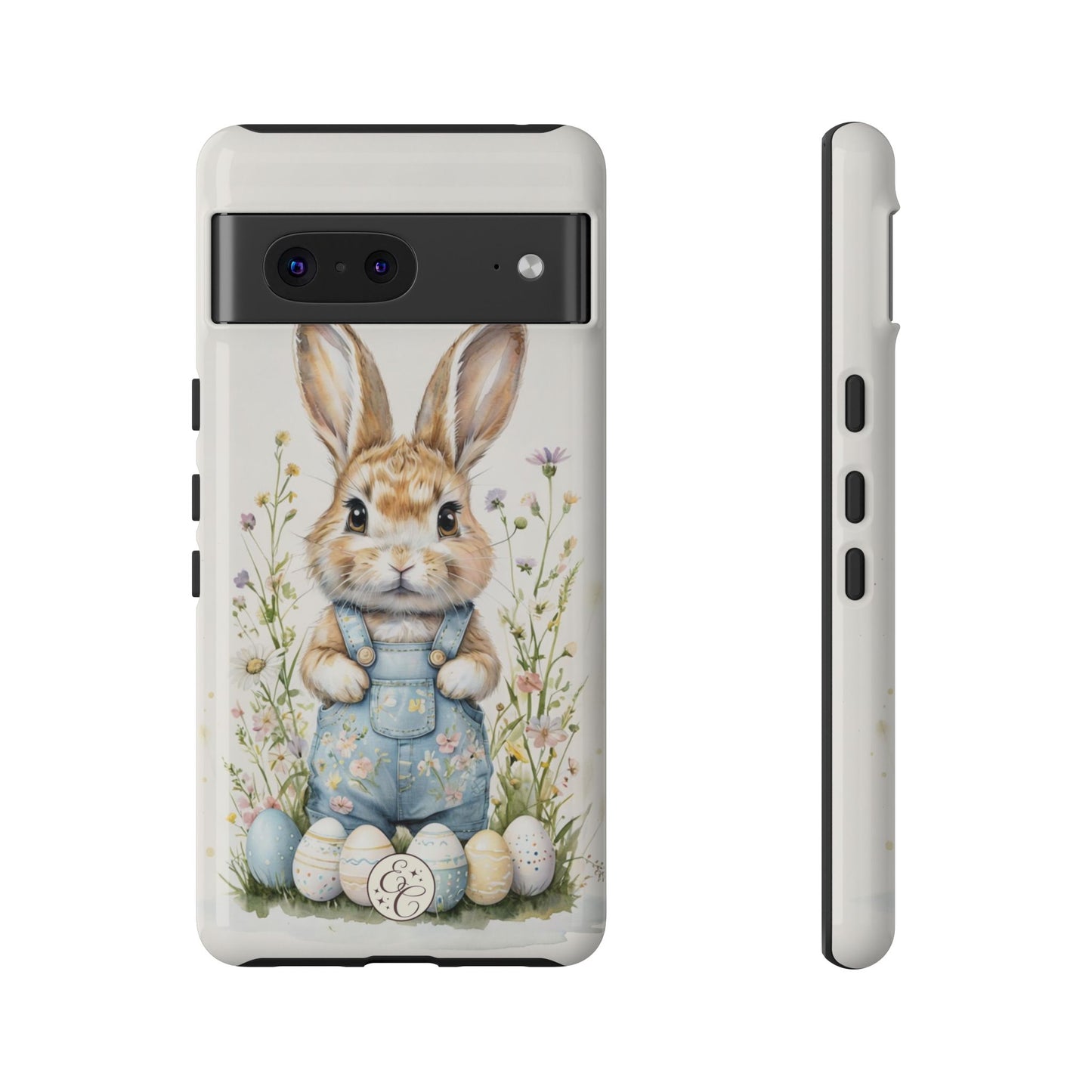 Bunny with Easter Eggs Tough Phone Case