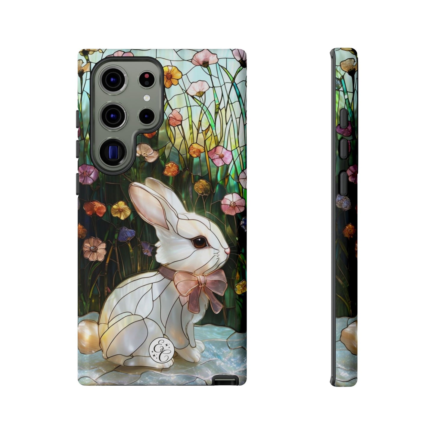 Easter Rabbit Stained Glass Tough Phone Case