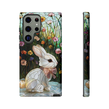 Easter Rabbit Stained Glass Tough Phone Case