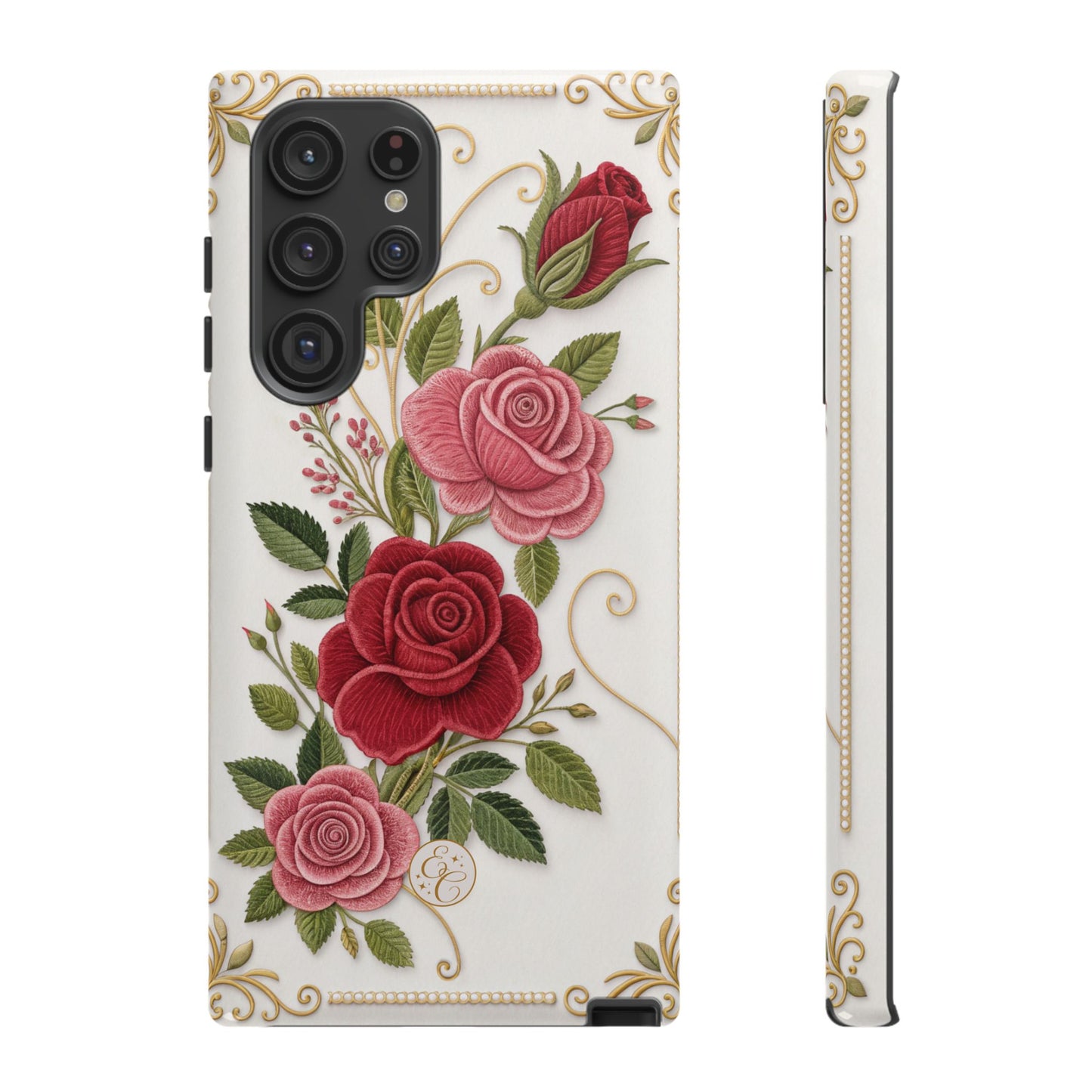 Elegant Rose Garden Tough Phone Case