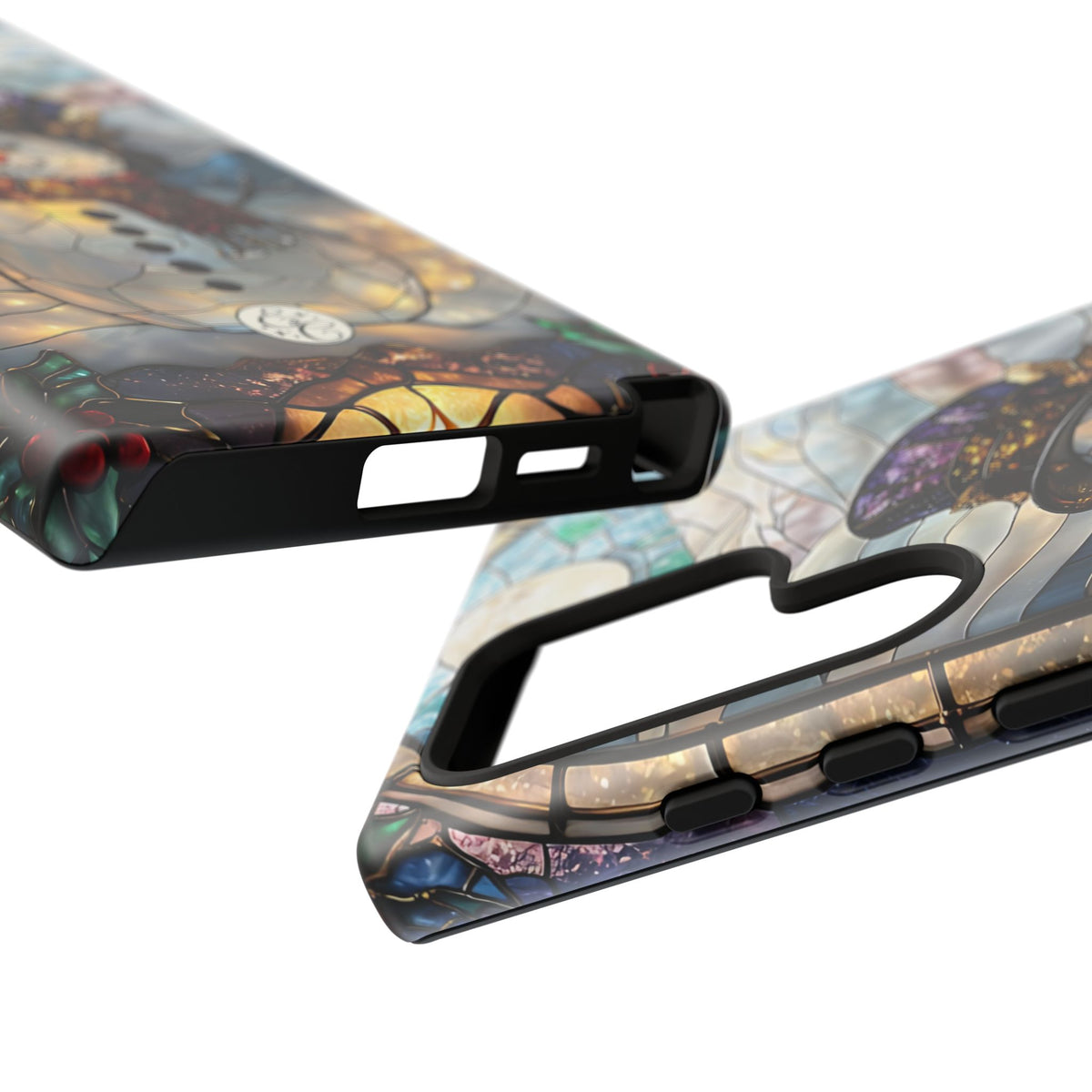 Snowman Stained Glass Phone Case