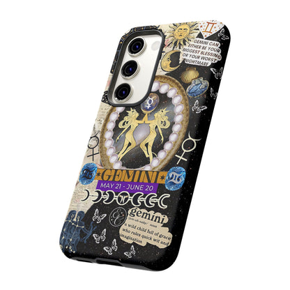 Gemini Zodiac Sign Tough Phone Case