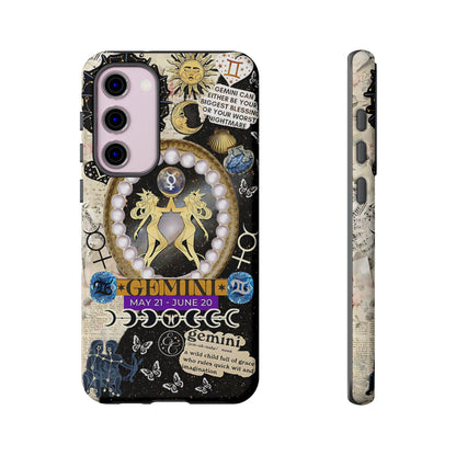 Gemini Zodiac Sign Tough Phone Case