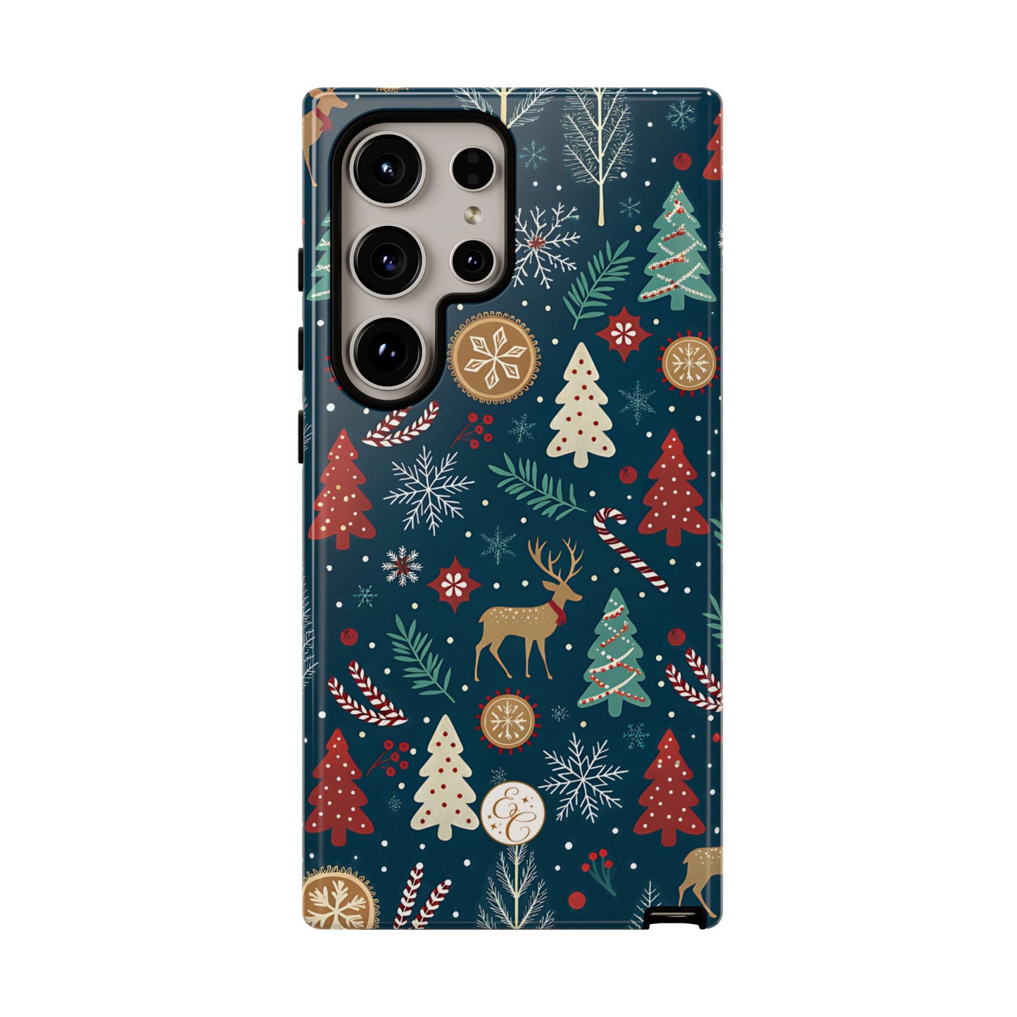 Christmas Holiday Pattern Tough Phone Case