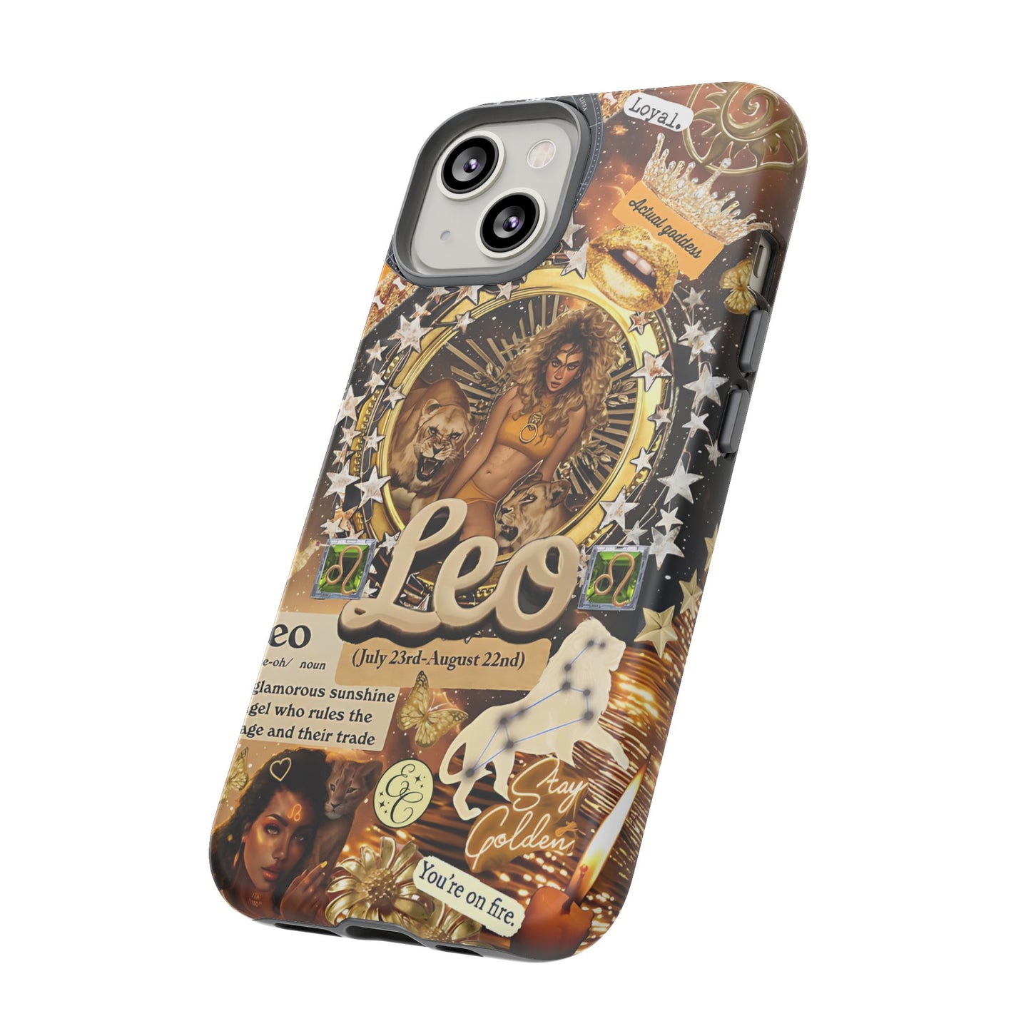 Leo Zodiac Sign Tough Phone Case