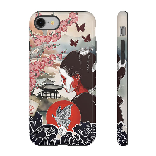 Japanese Geisha Tough Phone Case